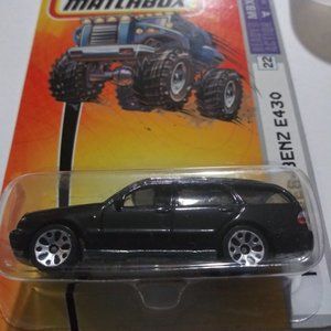 Matchbox 1999 Mercedes-Benz E430 #22 MBX Metal J5588 D3 Black 2006 Rare